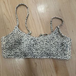 Target Leopard Swimsuit top - size large